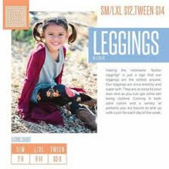 LuLaRoe TWEEN Size Halloween Leggings Bundle - Picture 4 of 4